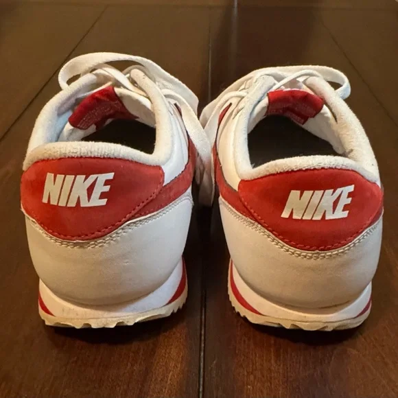 Nike Cortez White and Red Sneaker Men’s 7 (EUR 40) - Picture 4 of 10